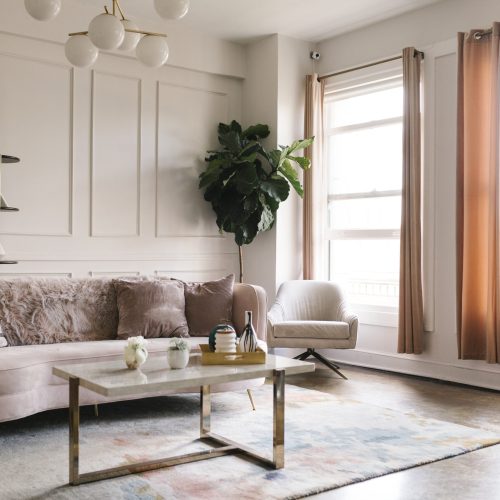 A modern living room style